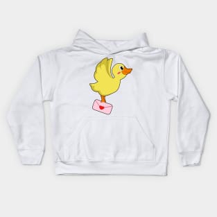 Duck Carrier pigeon Letter Kids Hoodie